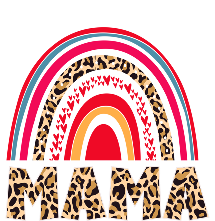 Tie Dye Mama Leopard Print Rainbow Mom Graphic Gift Doggie Tank