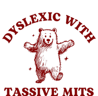 Dyslexic With Tassive Mits Bear Women's Perfect Tri Rocker Tank