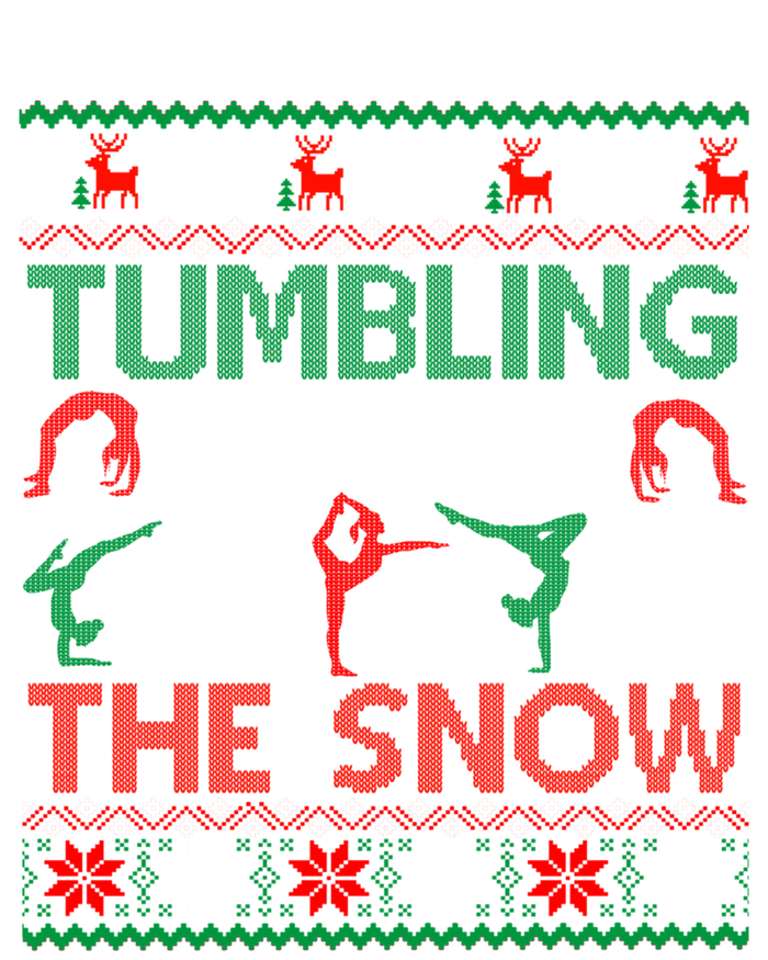 Tumbling Gymnastics Ugly Christmas Party Cool Gift Toddler Sweatshirt