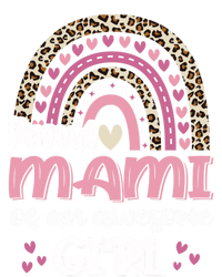 Proud Mami Of One Awesome Leopard Rainbow Mom Gift Women's V-Neck T-Shirt