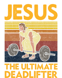 Vintage Jesus The Ultimate Deadlifter Funny Christian Gym Funny Gift Women's Flannel Pajama Set