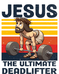 Vintage Jesus The Ultimate Deadlifter Funny Christian Gym Gift Kids Hoodie