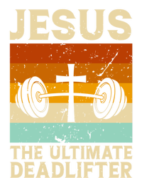 Vintage Jesus The Ultimate Deadlifter Funny Christian Gym Great Gift Mousepad