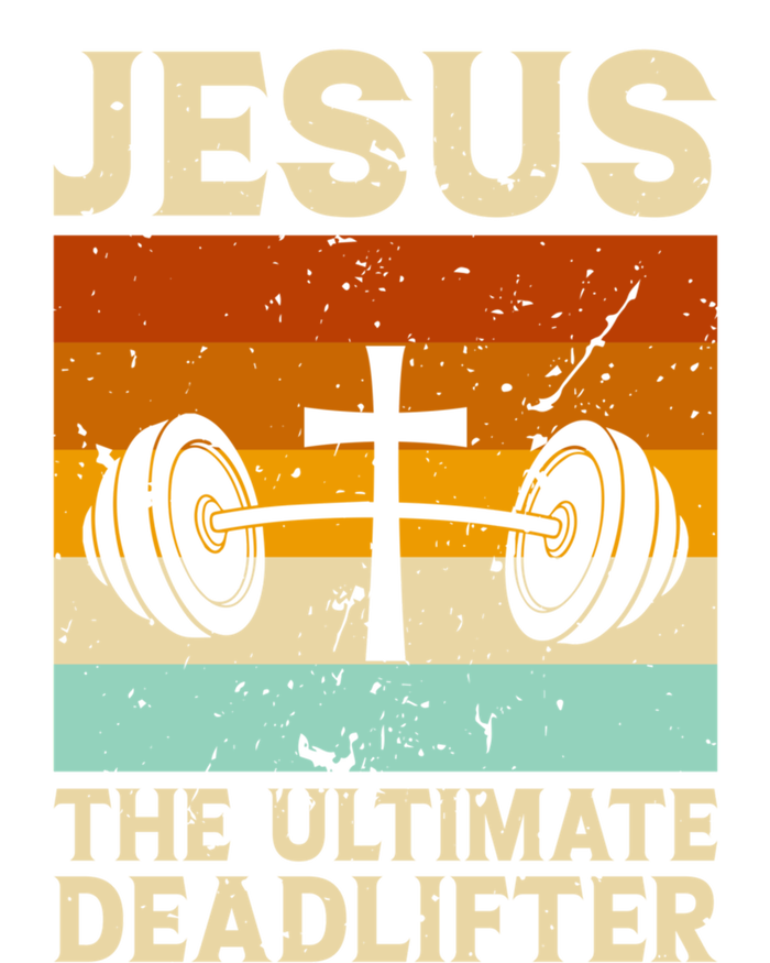 Vintage Jesus The Ultimate Deadlifter Funny Christian Gym Great Gift Mousepad