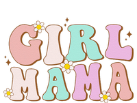 Retro Groovy Girl Mama Funny MotherS Day For Mom Of Girl Long Sleeve Shirt