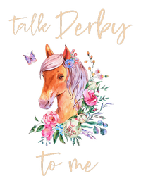 Talk Derby To Me Horse Racing Fan Women's Fleece Hoodie