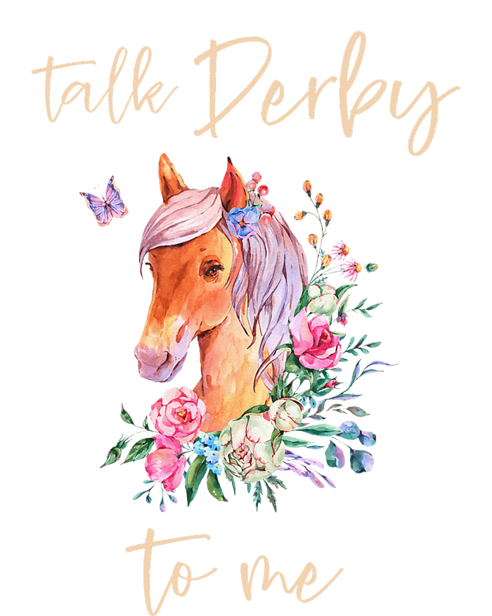 Talk Derby To Me Horse Racing Fan Women's Fleece Hoodie