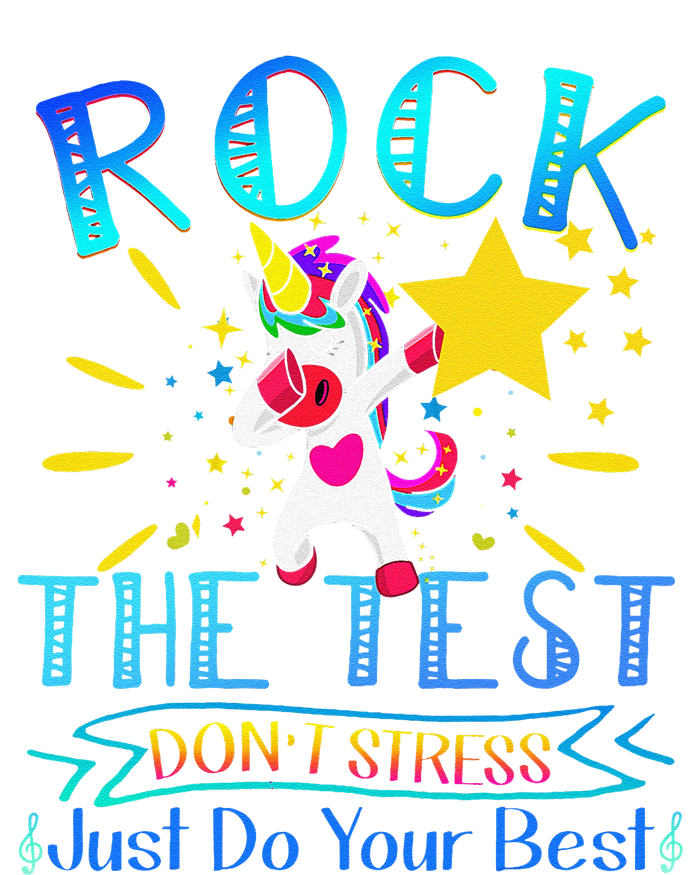 Rock The Test Teacher Test Day Testing Day Funny Teacher T-Shirt