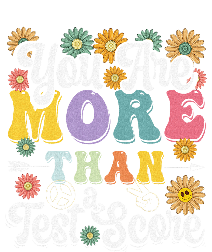 Test Day Groovy Teacher You Are More Than A Test Score Pom Pom 12in Knit Beanie