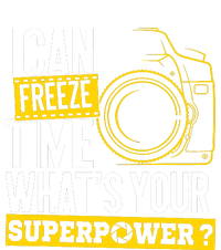 I Can Freeze Time Superpower Photographer Camera 7-Panel Snapback Hat