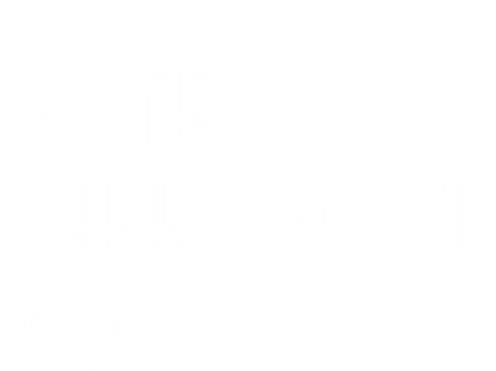 Wife Cheer Mom Boss Cheerleading Cool Gift T-Shirt