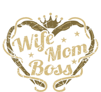 Wife Mom Boss Mother Mami Gift Sustainable Knit Beanie