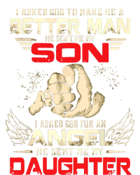 I Asked God To Make Me A Better Man He Sent Me My Son Kids Hoodie