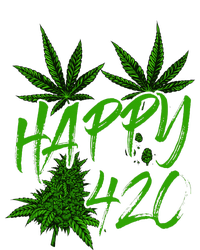 Happy 420 Day Cannabis Weed Marijuana Leaf Lovers T-Shirt