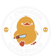 I Choose Violence Cute Duck Cooling Performance Crew T-Shirt