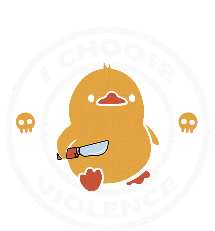 I Choose Violence Cute Duck Cooling Performance Crew T-Shirt