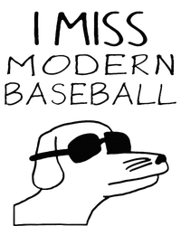 I Miss Modern Baseball Funny Dog Sport Lover T-Shirt