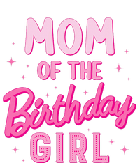 Mom Of The Birthday Girl Party Girl Groovy Retro For Mommy Women's Flannel Pajama Set