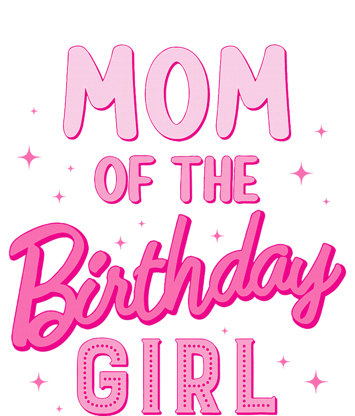 Mom Of The Birthday Girl Party Girl Groovy Retro For Mommy Women's Flannel Pajama Set