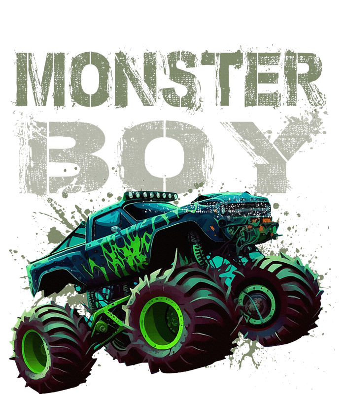 Monster Truck Boy Family Matching Monster Truck Lovers T-Shirt