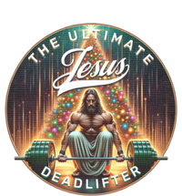 Jesus The Ultimate Deadlifter Christmas Gym Lifting Workout Gift T-Shirt