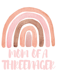 Mom Of A Threenager Boho Rainbow Funny Parenting Funny Gift Kids T-Shirt