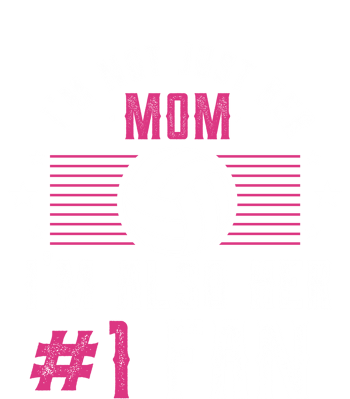 Number One Fan Volleyball Mom Gift Design Idea Design Gift Softstyle Adult Sport Polo