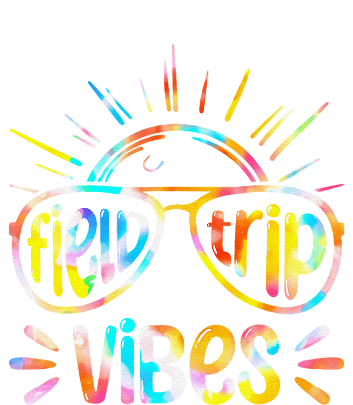 Field Trip Vibes Sunglasses Tie Dye Field Day Teachers K.Ids Baby Long Sleeve Bodysuit