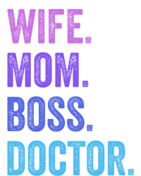 Wife Mom Boss Doctor Funny Mom Wife Sayings Meaningful Gift Valucap Bio-Washed Visor