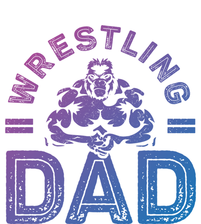 Wrestling Dad Gift Wrestle Lover Daddy Wrestler Gift Kids Long Sleeve Shirt