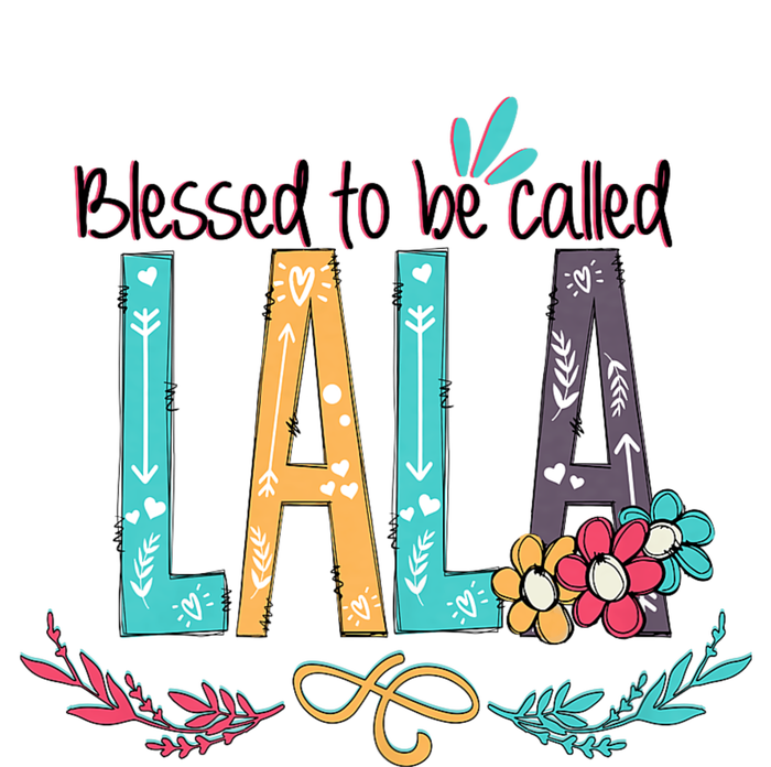 Blessed To Be Called Lala Colorful Giftsgrandma Women's Racerback Tank