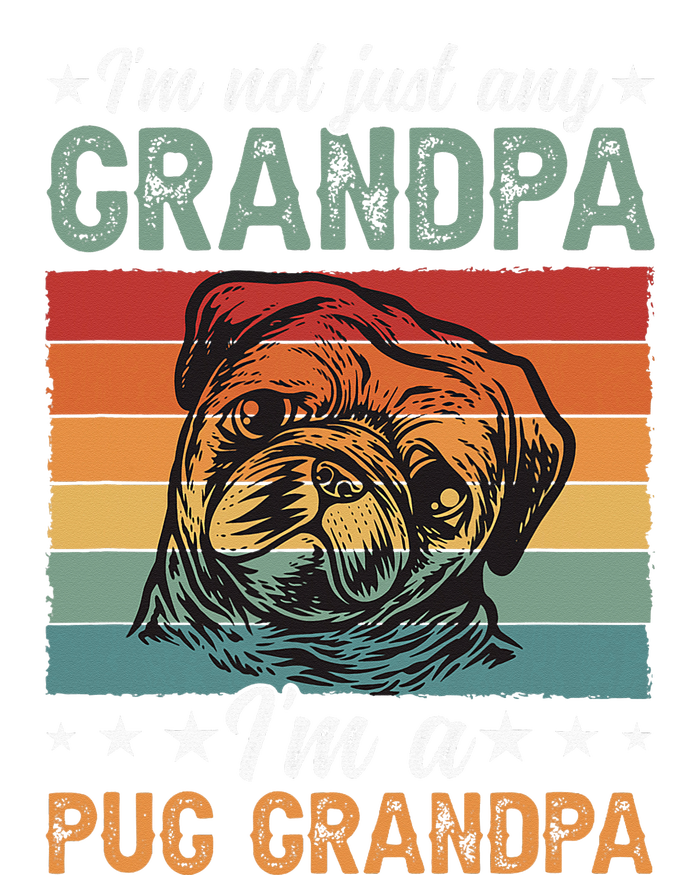 IM A Pug Grandpa Of A Pug Grandfather Women's Long Sleeve Flannel Pajama Set 