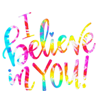 Tie Dye I Believe In You Teacher Testing Day Gift Kids Tie-Dye T-Shirt