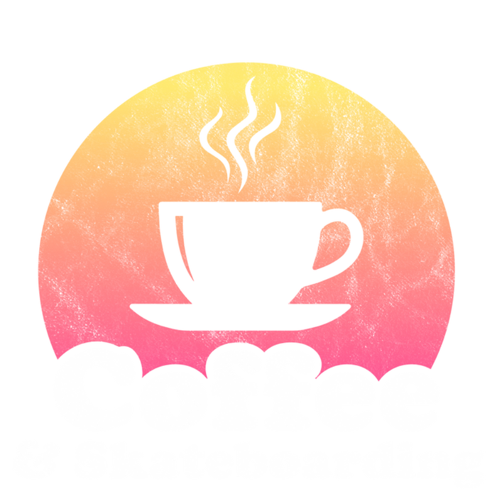 Coffee And Skateboarding Gift Premium T-Shirt