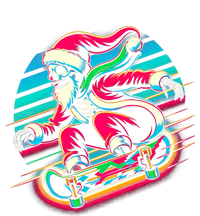 Cool Merry Christmas Santa Skeleton Skateboarding Skater Gift Mesh Reversible Basketball Jersey Tank