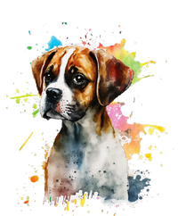 Splatter Boxer Dog Dog Puppy Veterinarian Animal Breeder T-Shirt