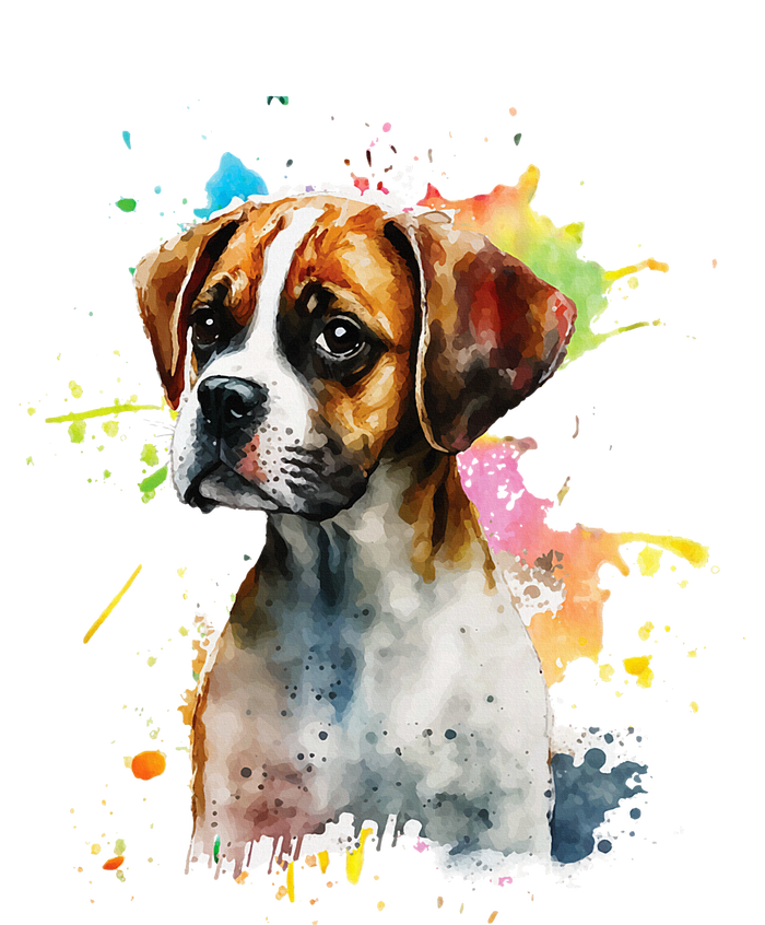 Splatter Boxer Dog Dog Puppy Veterinarian Animal Breeder T-Shirt