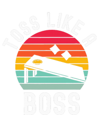 Toss Like A Boss Bean Bag Player Funny Cornhole T-Shirt