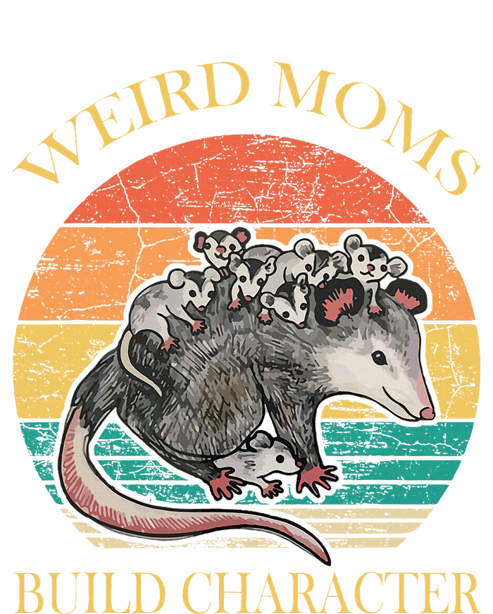 Weird Moms Build Character Opossum Sustainable Knit Beanie