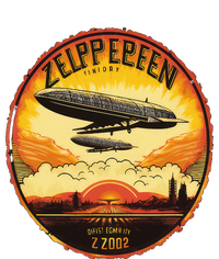 Zeppelin Sunrise Retro Airship Vintage 70s 80s T-Shirt