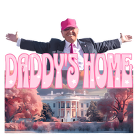 DaddyS Home Real Donald Pink Preppy Edgy Good Man Trump Short Acrylic Beanie