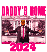 Funny DaddyS Home Trump Pink 2024 Take America Back 2024 Toddler Hoodie