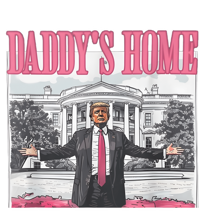 Funny Trump Pink Daddys Home  Trump 2024 Impact Tech Backpack