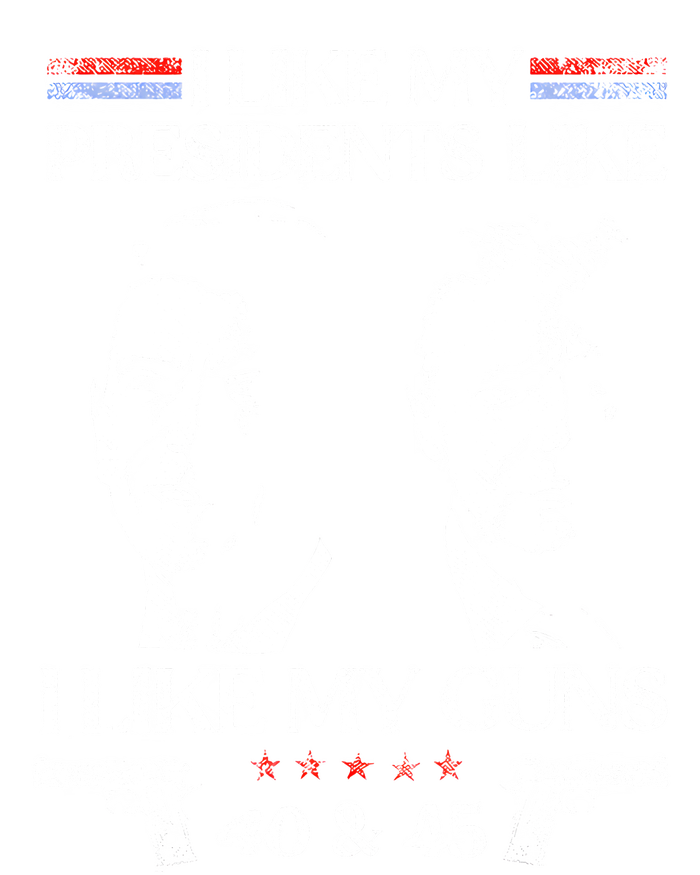 I Like My Presidents Like I Like My Guns 40 45 Valucap Bio-Washed Visor