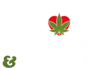 I Love Doobies And Boobies 420 Weed Stoner Funny Performance Long Sleeve Polo