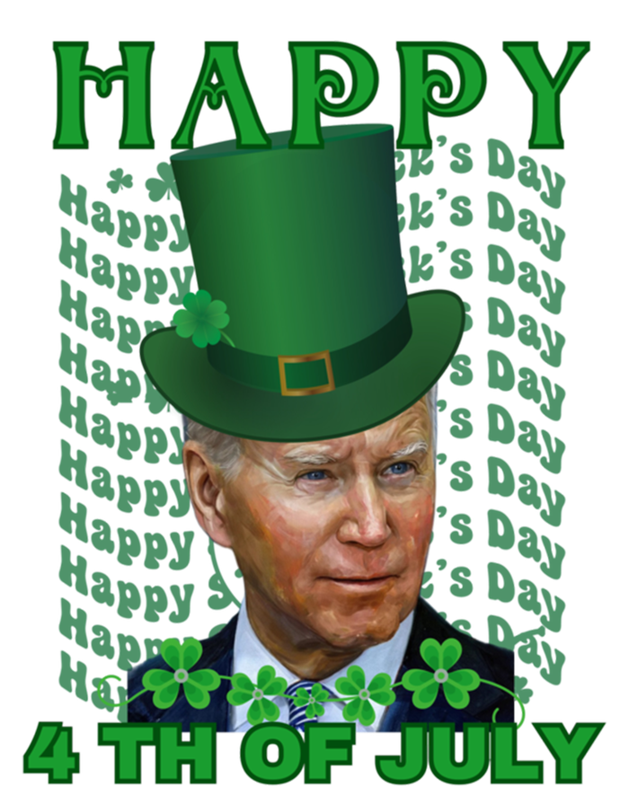 Happy 4th Of July Confused Funny Joe Biden St Patrick Day Gift Tie-Dye T-Shirt