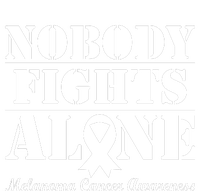 Nobody Fight Alone Melanoma Cancer Awareness T-Shirt