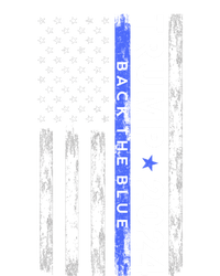 American Flag Trump 2024 Back The Blue Thin Blue Line Gift Zip Tote Bag