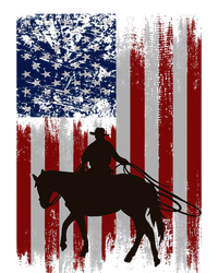 Usa American Flag Cowboy Rodeo Roping Horse Riding Kids Sweatshirt