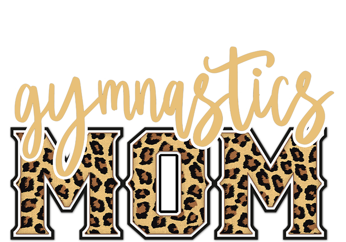 Cute Gymnastics Mom Leopard Print Gift For Lovers T-Shirt